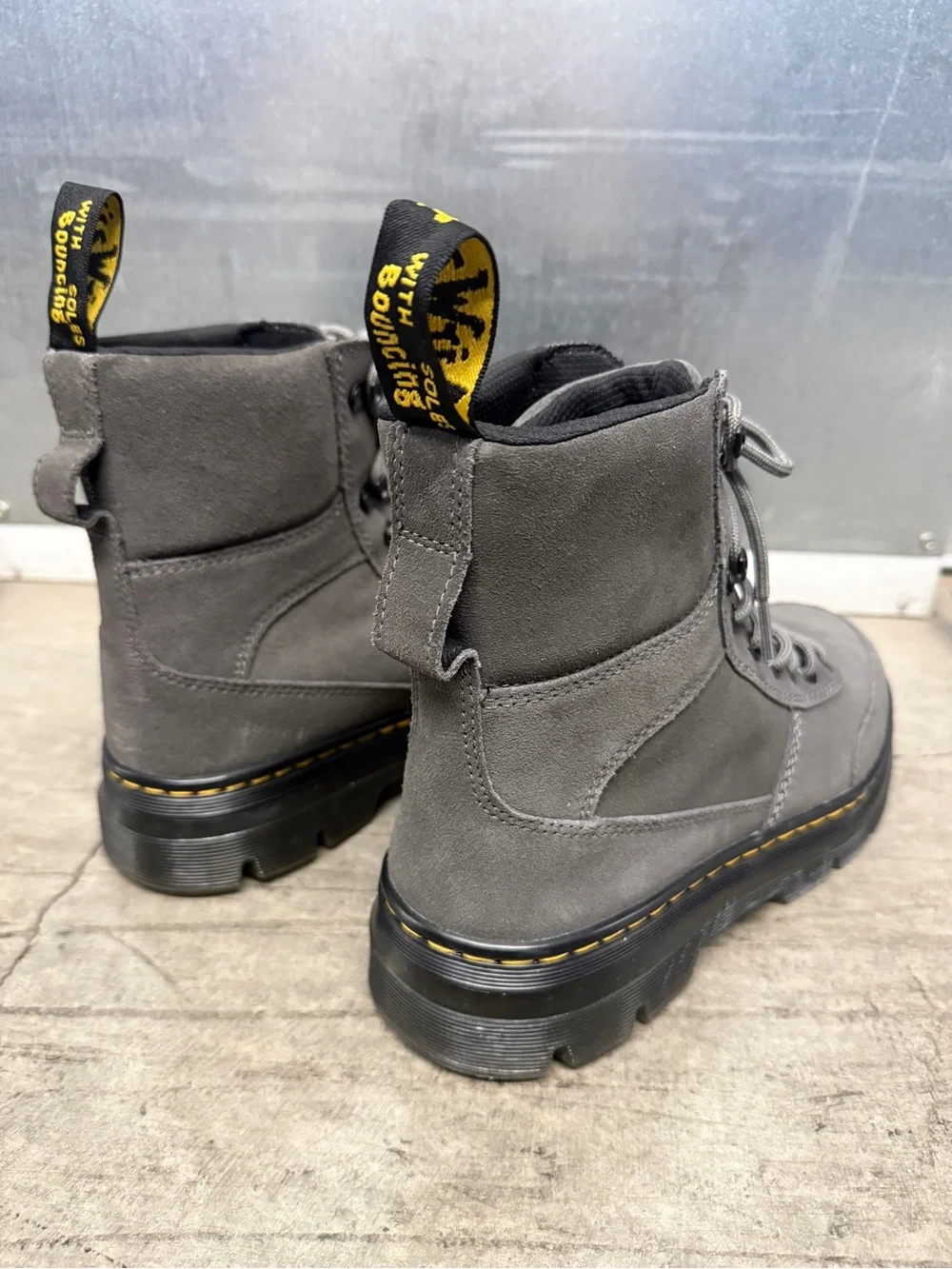 Dr. Martens Combs Tech Suede Utility Boots - EU 43 / Men's 10